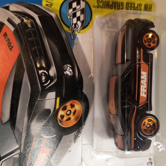 D11 Hot Wheels 2013 Chevy Copo Camaro Fram plus shipping protector black - Picture 2 of 3